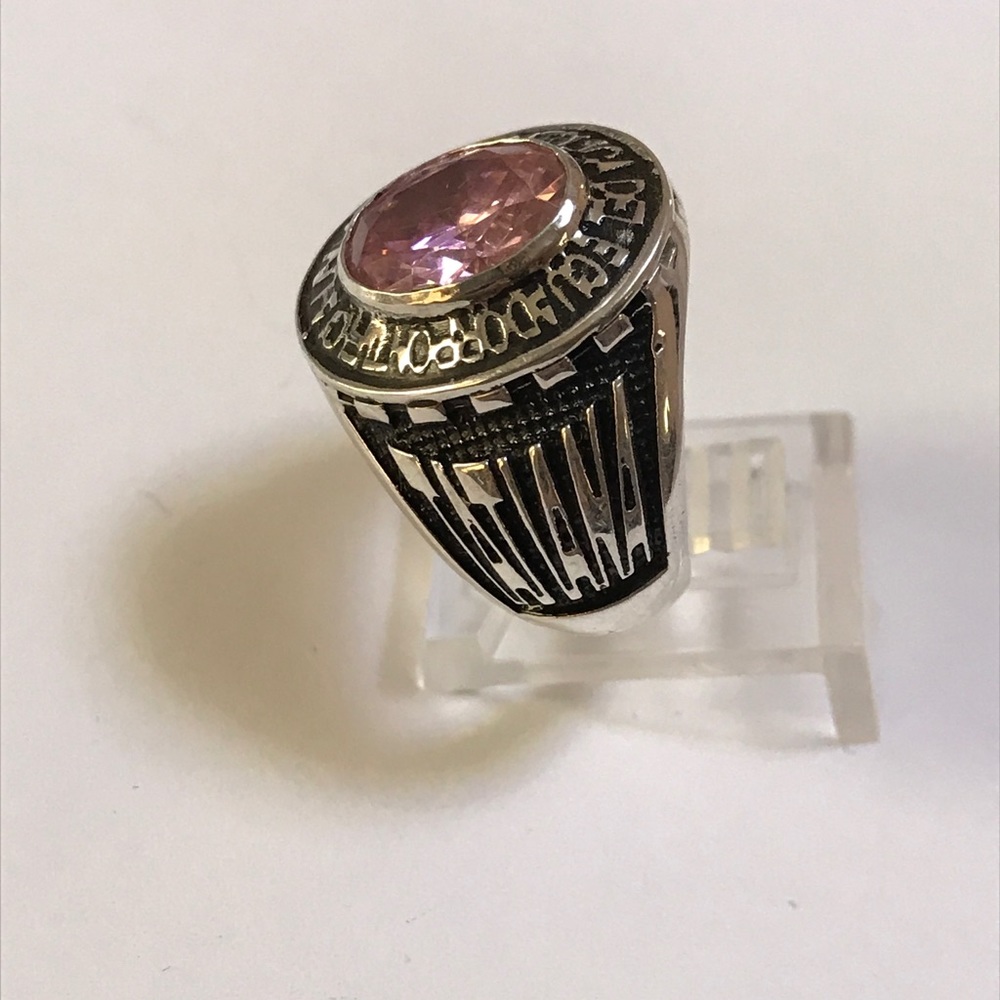 Sterling silver school ring - Picture 3 of 3